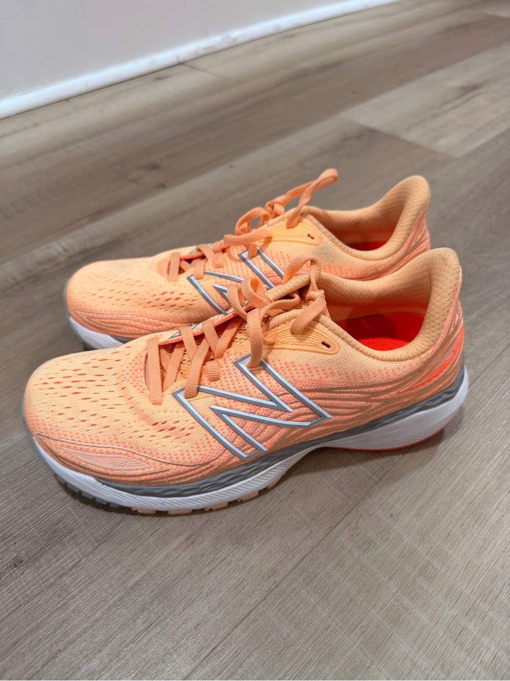 New Balance Women's Peach-Orange Running Sneakers